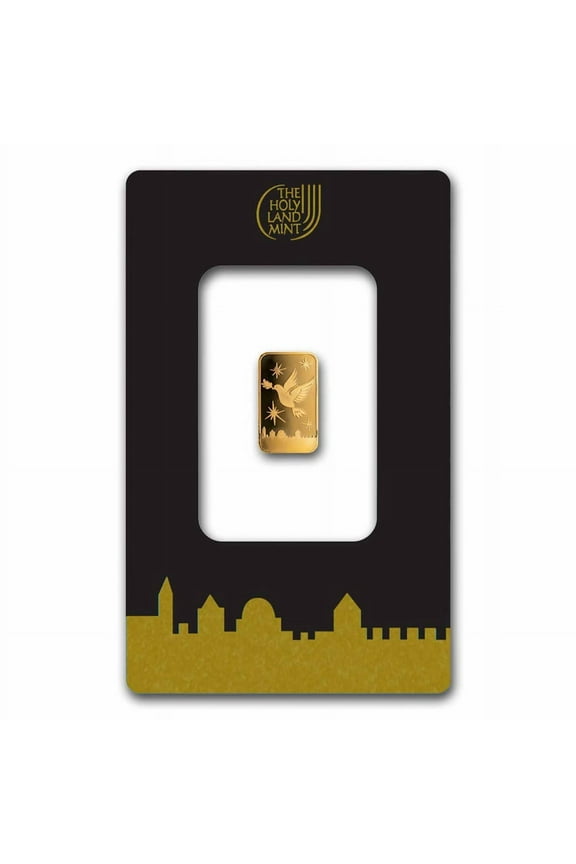 1 gram Gold Bar - Holy Land Mint Dove of Peace ()