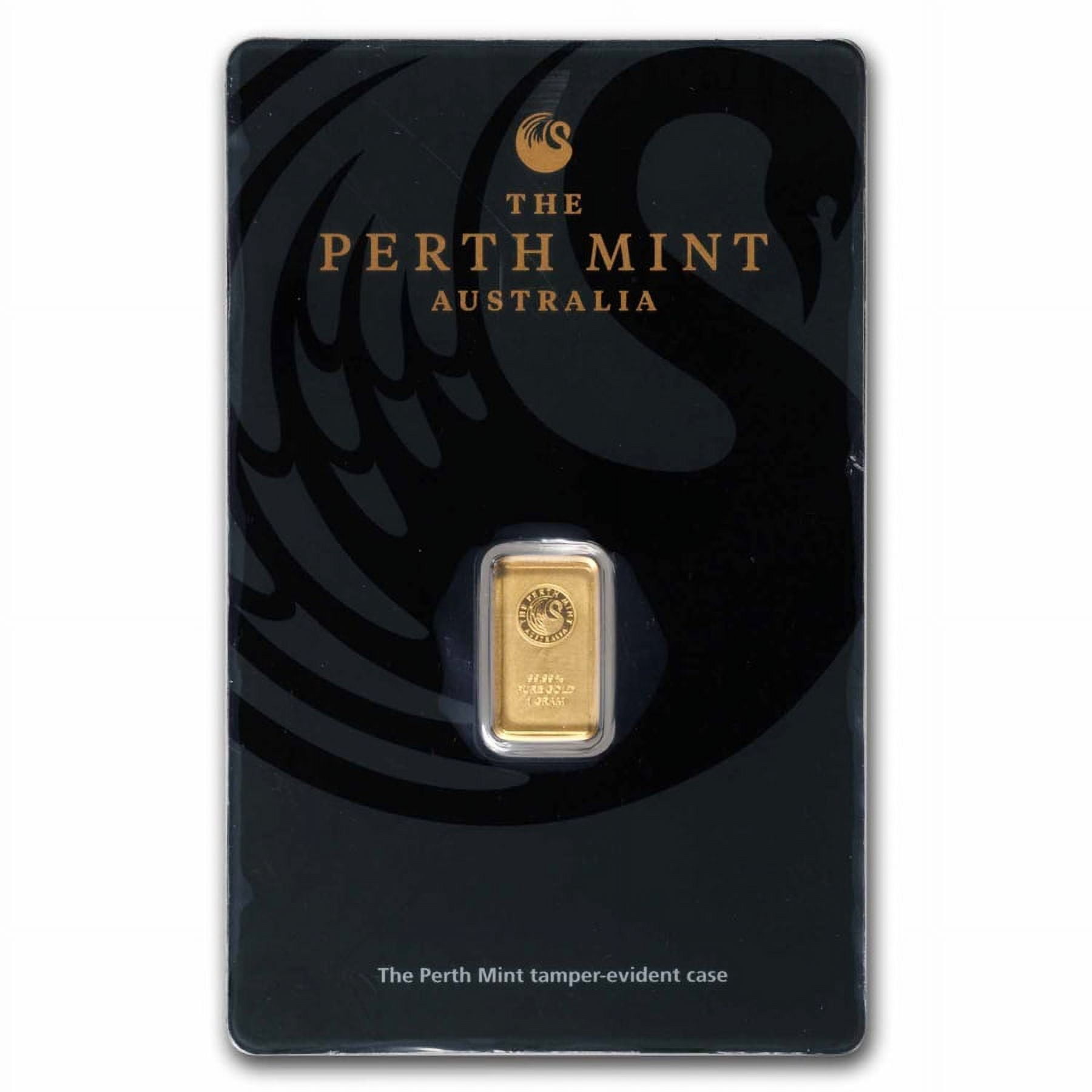 THE PERTH MINT 1 gram Gold Bar - (In Assay)