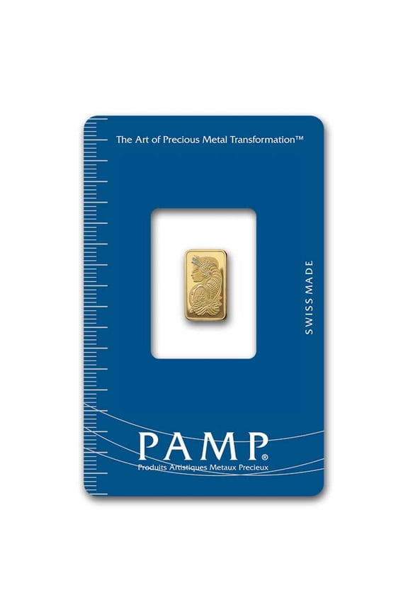 1 gram Gold Bar - Lady Fortuna (In Assay)