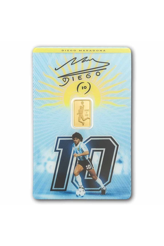 1 gram Gold Bar - PAMP Suisse (Maradona)