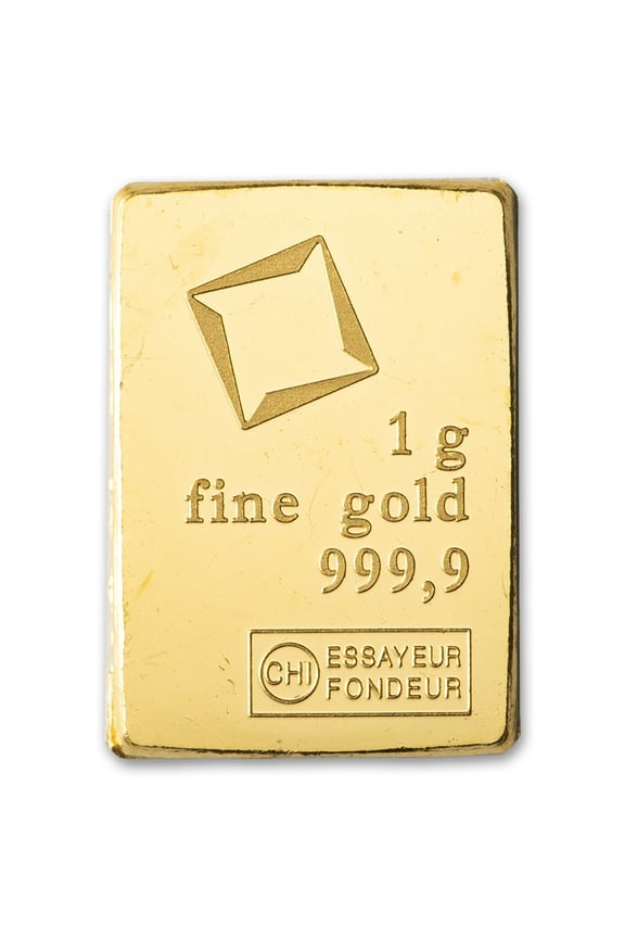 1 gram Gold Bar - Random Design