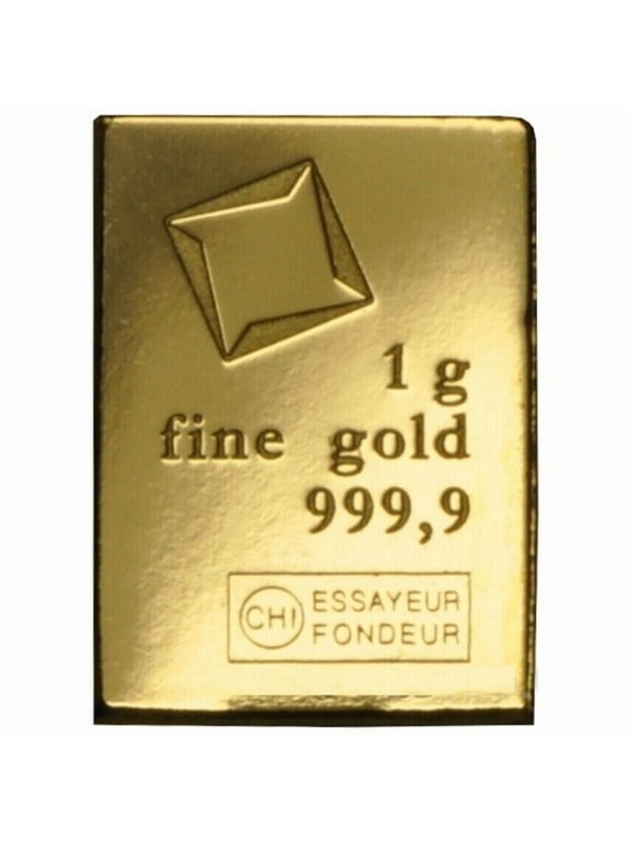 1 gram Gold Valcambi Suisse CombiBar .9999 Fine Gold