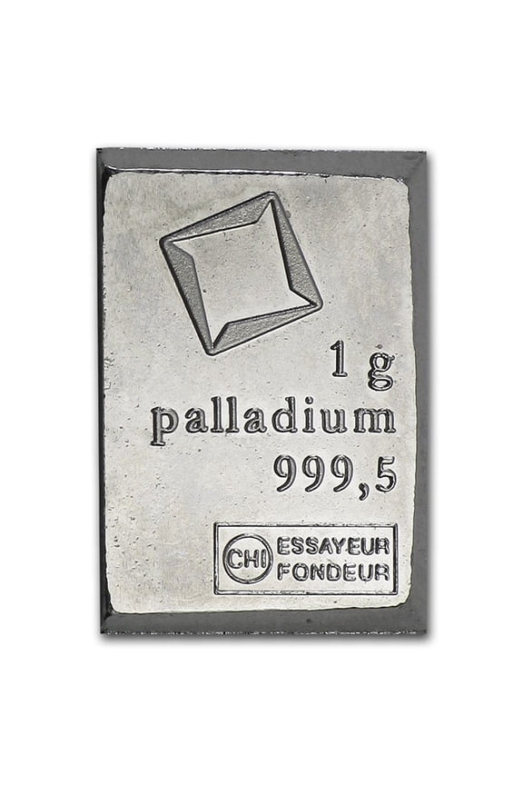 1 gram Palladium Bar - Suisse
