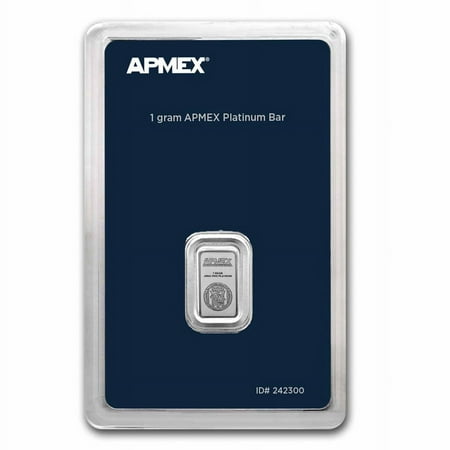 1 gram Platinum Bar - APMEX (In TEP) - WM