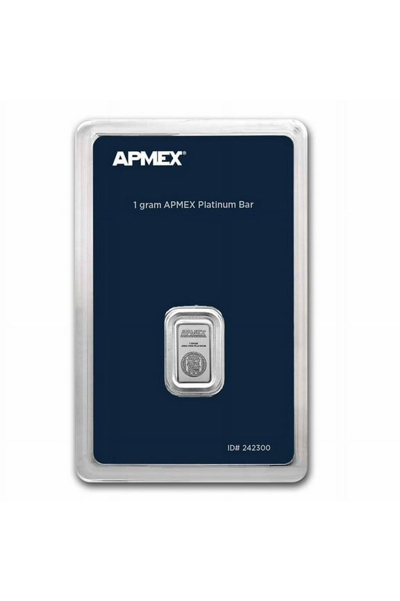 1 gram Platinum Bar - APMEX (In TEP)