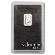 1 gram Platinum Bar - Valcambi In Assay