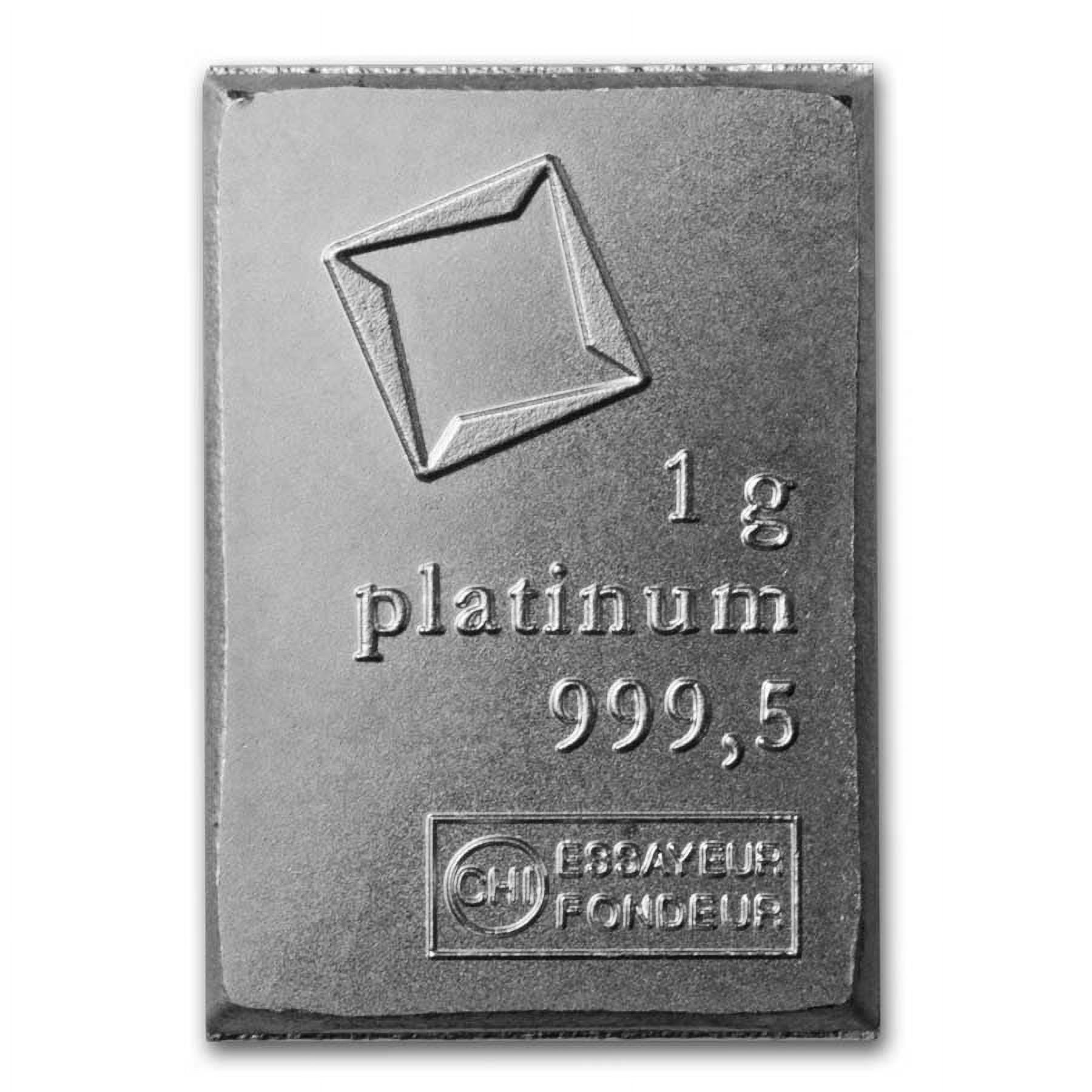Valcambi 1 gram Platinum Bar - Elegant Investment and