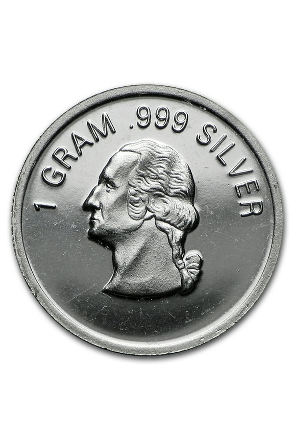 1 gram Silver Round - Secondary Market