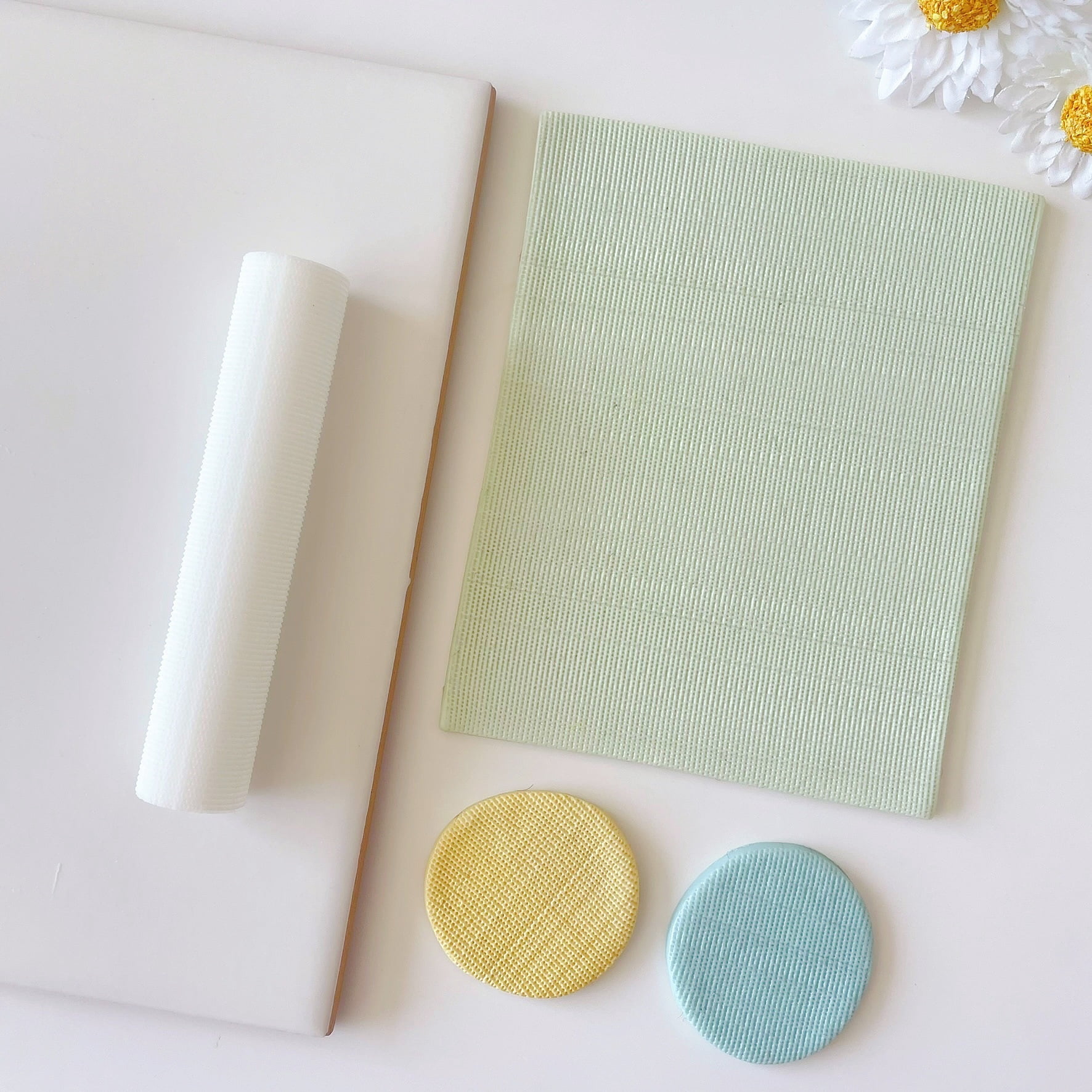 DIY Fabric Texture Polymer Clay Roller - Perfect Tool for Earrings and Jewelry Making