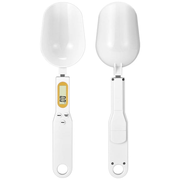 1 high-precision measuring spoon, digital weighing spoon, equipped with 1 large spoon, can be used for flour, spices, pharmaceuticals, etc.