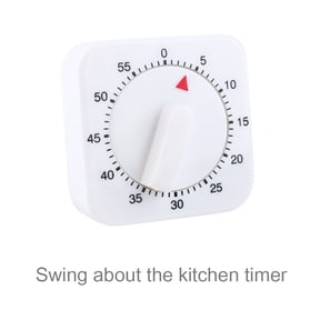 1 hour 60 Mins Mechanical Timer Kitchen Cooking Tools Count Down Up Alarm Clock