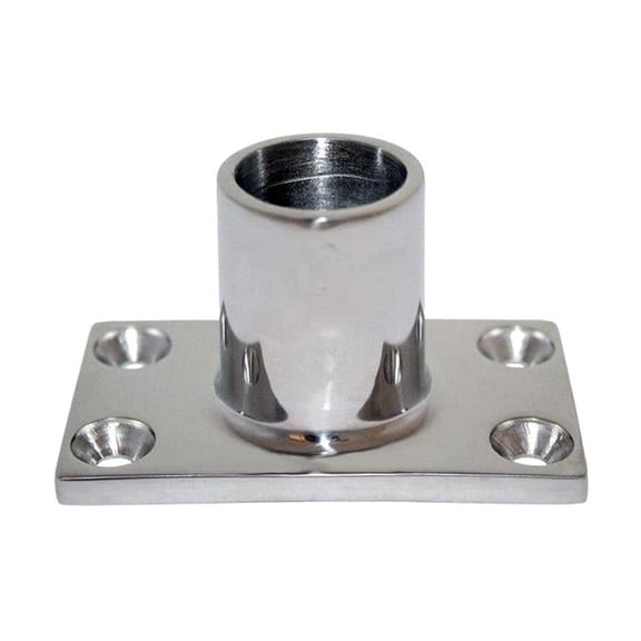 1 in. 90 Deg Stainless Steel Rectangular Rail Base Fitting