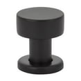 thumbnail image 1 of 1 in. Cadet Cabinet Knob, Flat Black, 1 of 1