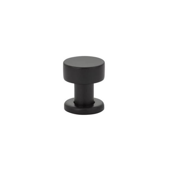 1 in. Cadet Cabinet Knob, Flat Black