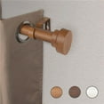 thumbnail image 1 of 1 in. Cover Faux Wood Curtain Rod with 28 to 48 in. Extension, Chestnut, 1 of 1