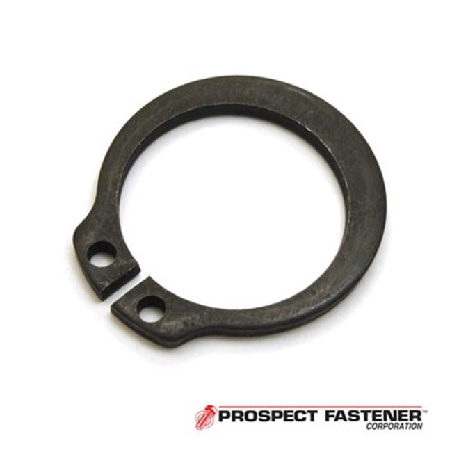 1 in. Dia. External Heavy Duty Ring, .078 in. Thick Carbon Steel Black Phosphatepack - 10 Pieces