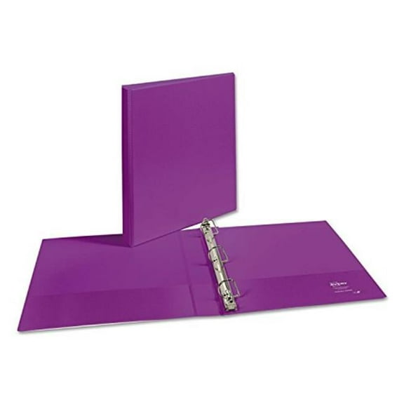 1 in. Durable View Binder, Polyvinyl Chloride - Purple
