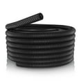 thumbnail image 1 of 1 in. I.D. x 100 ft. Multi-Use Pond Black Kink Free, Corrugated, Flexible PVC Tubing, 1 of 10