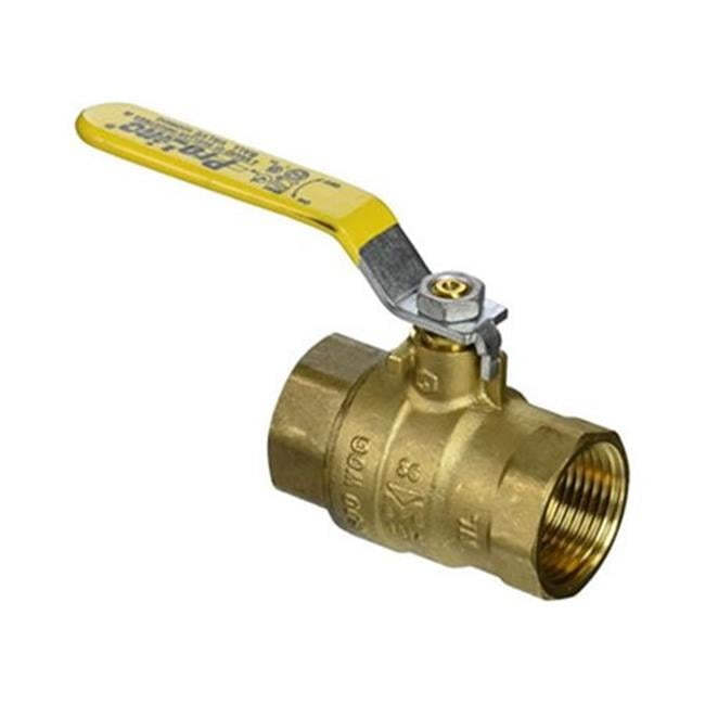 Heavy Duty Brass Full Port Ball Valve with Yellow Handle