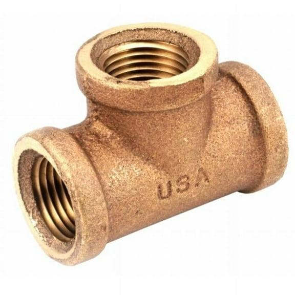 1 in. Low Lead Brass Tee