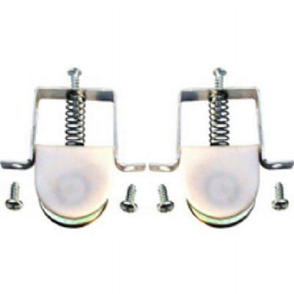 1 in. Nylon Spring-Loaded Rollers for Sliding Screen Doors, Columbia (2-pack)
