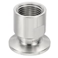 thumbnail image 1 of 1 in TC Tri Clamps Adaptor, 1pcs Tri Clamps Fittings to NPT 1/2 Female Thread Adaptor 304 Stainless Steel for Food Beverage, 34mm Ferrule, 1 of 5
