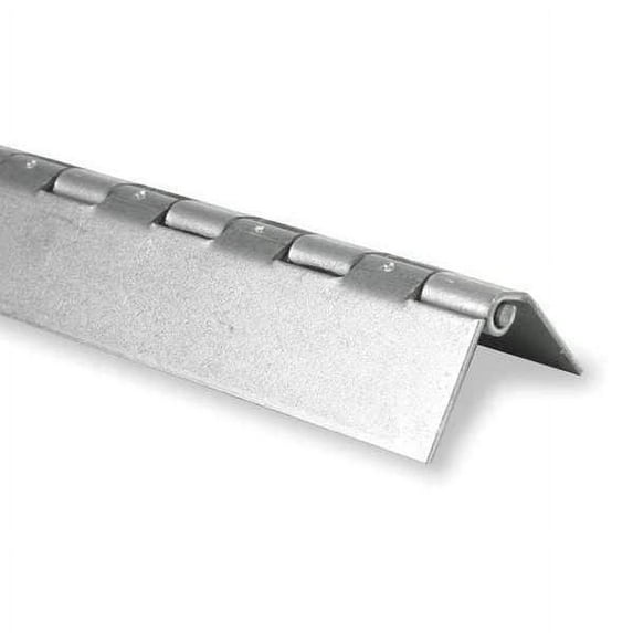 Piano Hinge, Steel, Full Surface Mounting, 1 in Leaf W x 36 in Leaf H, Steel