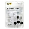 thumbnail image 1 of 1 in. Wrap-It Storage Cable Clams Cloth Hook & Eye Cable Organizer - Pack of 80 - Pack of 15, 1 of 1