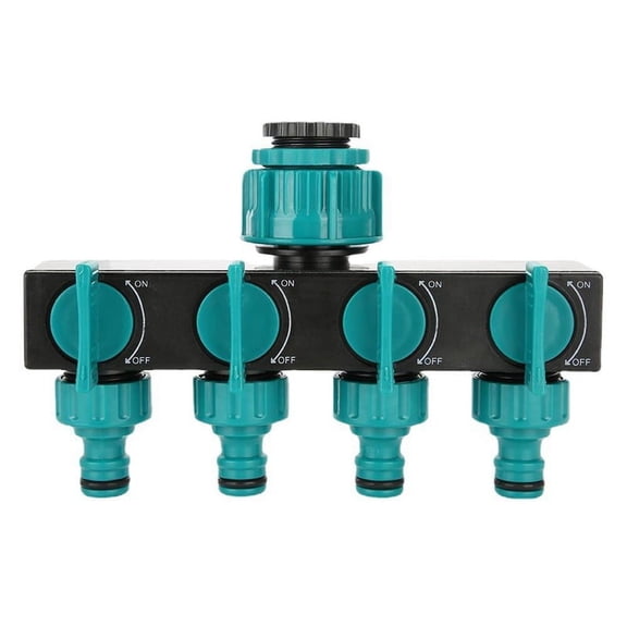1 in and 4 Out Diverter European Standard Threaded Garden Watering Connector Irrigation Diverter Valve