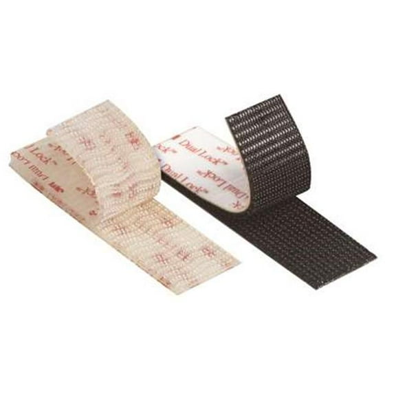 1 in. x 150 ft. Clear Plastic Lock Fasteners - Clear - 1in. W x 150in. L