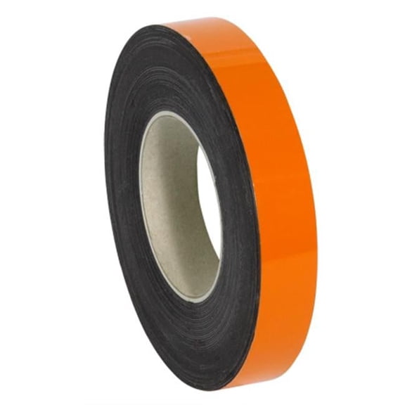 1 in. x 50 ft. Orange Warehouse Labels - Magnetic Rolls