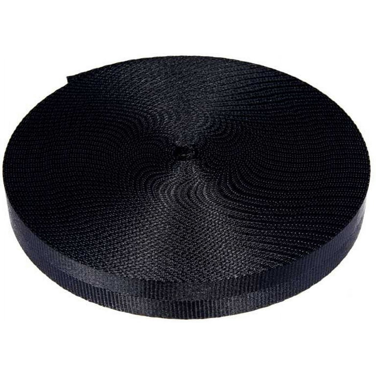 1 inch black clearance nylon webbing