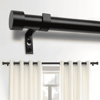 Rod Wire Windows Curtain Rods 16 to 170 Inches, 1 Inch Splicing Adjustable Heavy Duty ...