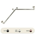 thumbnail image 1 of 1 inch Blackout Corner Curtain Rod 48-84 inch - Satin Nickel, 1 of 2