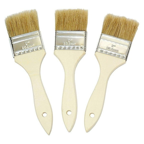 1 inch Chip Brush, 1 1/2" trim, white, case of 36