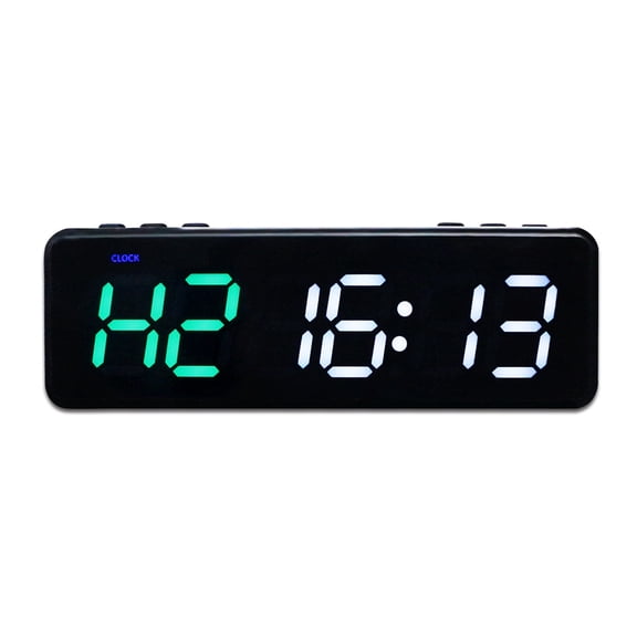 1 inch Gym Timer Interval Timer, APP Control Battery Powered Workout Fitness Clock,Countdown/UP
