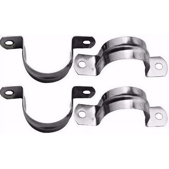 ® 1" inch Heavy Duty Pipe Tube Conduit Steel Hanger U Strap Clamps Clip w/Screws (Pack of 4)