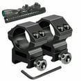 thumbnail image 1 of 1'' inch High/Middle Profile Scope Rings for Picatinny Weaver Mounts Heavy Duty, 1 of 13