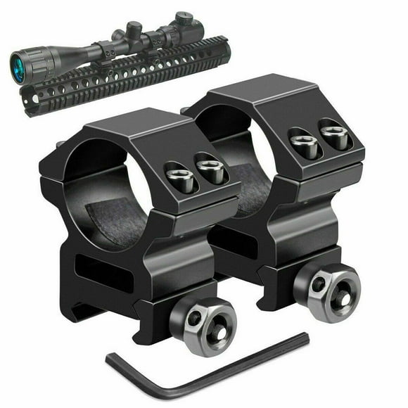1'' inch High/Middle Profile Scope Rings for Picatinny Weaver Mounts Heavy Duty