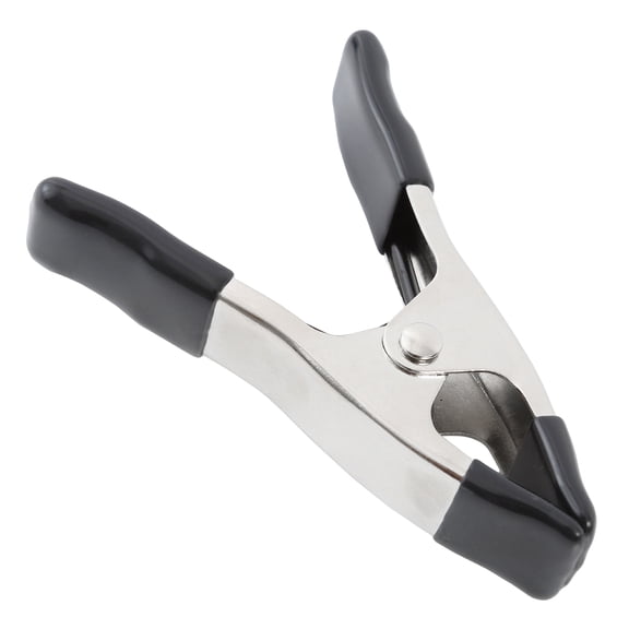 1-inch Metal Spring Clamp with Rubber Tips and Handles