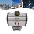 thumbnail image 1 of 1 inch NPT Pneumatic Ball Valve Single Acting Air Actuated Spring Return Ball Valve 316 Stainless Steel, 1 of 21