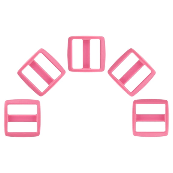 1 inch Pink YKK Wide Mouth Heavyduty Triglide Slides, 25 Pack