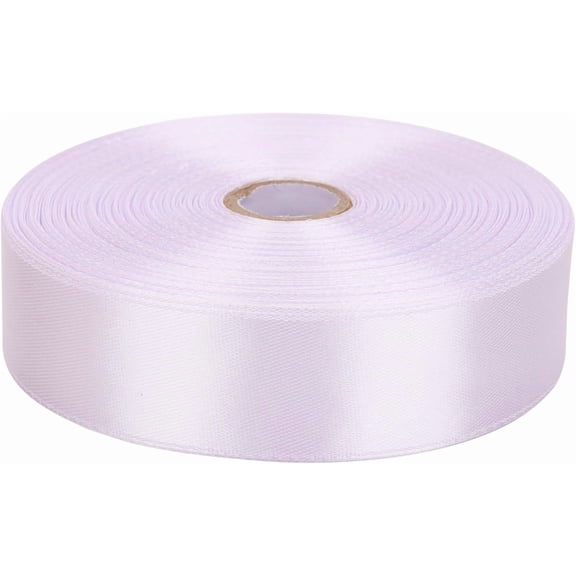 1 inch Satin Ribbon 50 Yards Solid Fabric Ribbons Roll for Wedding Invitations, Bridal Bouquets, Sewing, Party Decorations, Gift Wrapping and More