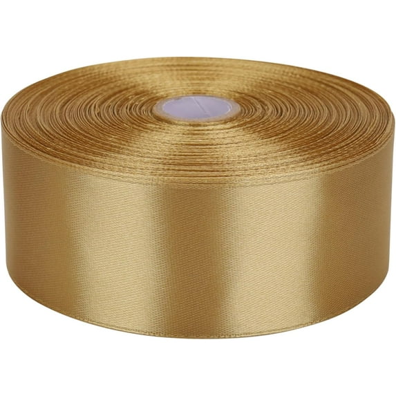 1 inch Satin Ribbon 50 Yards Solid Fabric Ribbons Roll for Wedding Invitations, Bridal Bouquets, Sewing, Party Decorations, Gift Wrapping and More
