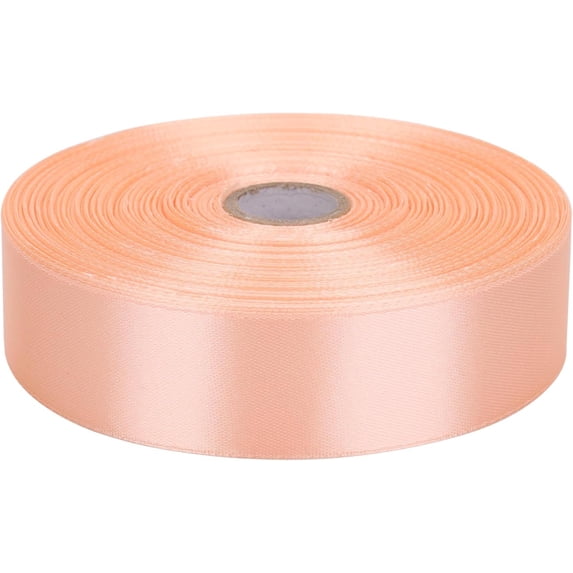 1 inch Satin Ribbon 50 Yards Solid Fabric Ribbons Roll for Wedding Invitations, Bridal Bouquets, Sewing, Party Decorations, Gift Wrapping and More