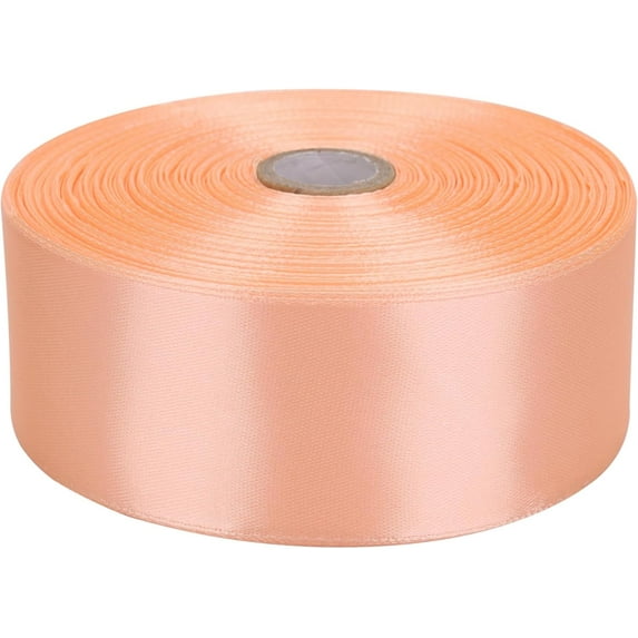 1 inch Satin Ribbon 50 Yards Solid Fabric Ribbons Roll for Wedding Invitations, Bridal Bouquets, Sewing, Party Decorations, Gift Wrapping and More