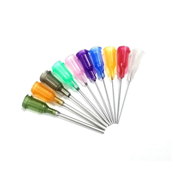 1 inch Synthetical Blunt Tip Dispensing Needle with Luer Lock - 10 Different Sizes20 PCS