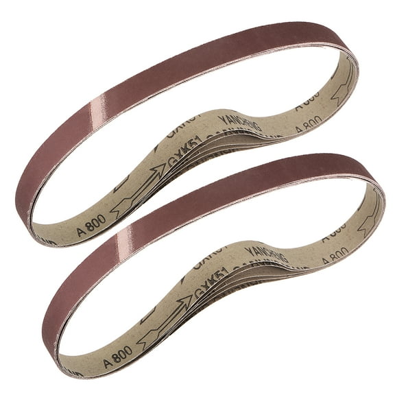 1-inch X 30-inch Sanding Belt 800 Grits Sand Belts for Belt Sander 10pcs