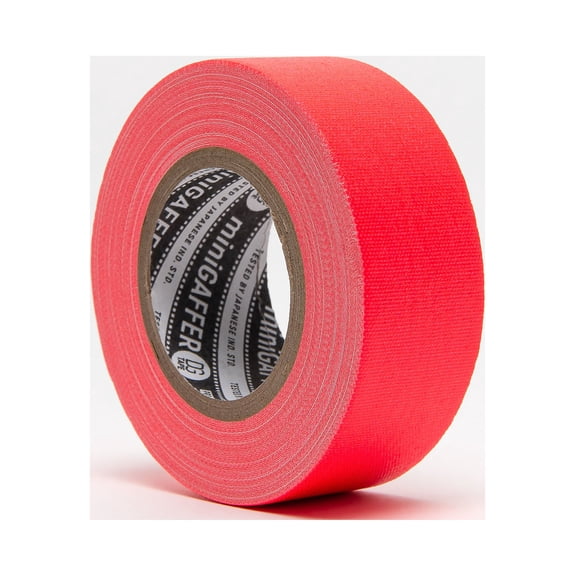 1 inch x 11 yard Fluorescent Pink Gaffer Tape | MiniGaff Tape - 120 Mesh @trueGAFF