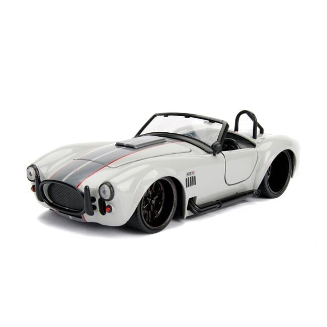 RARE 1:24 JADA BTM 1965 SHELBY COBRA 427 S/C (BLACK) - 90538